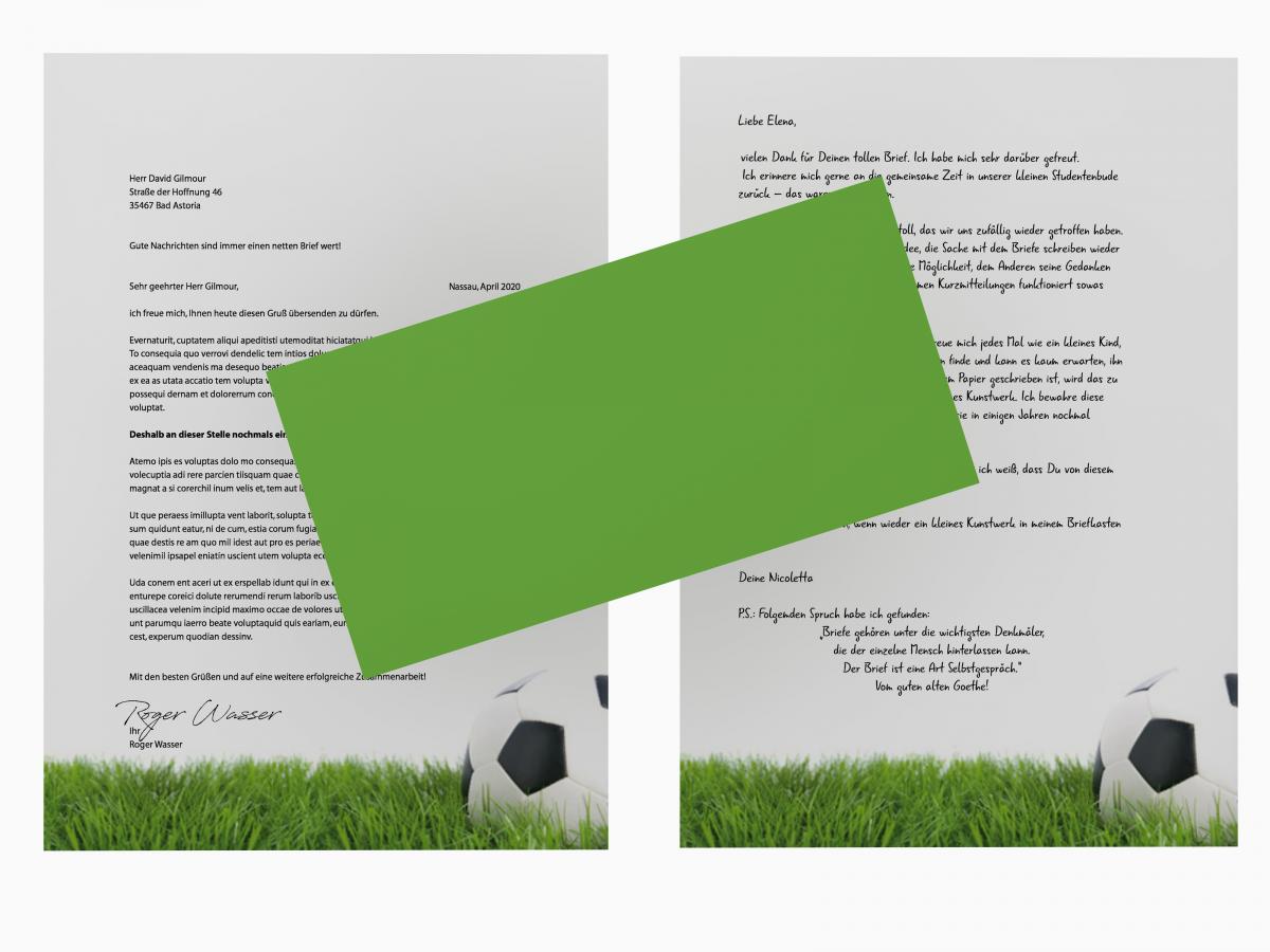 Stationery Football Writing paper